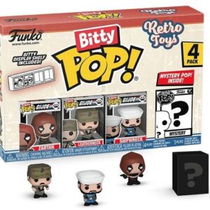 Funko Bitty POP! Retro Toys Gi Joe Zartan Colonel Shipwreck 4pak