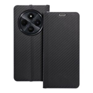 Kabura LUNA Book Carbon do XIAOMI Redmi 14C czarny