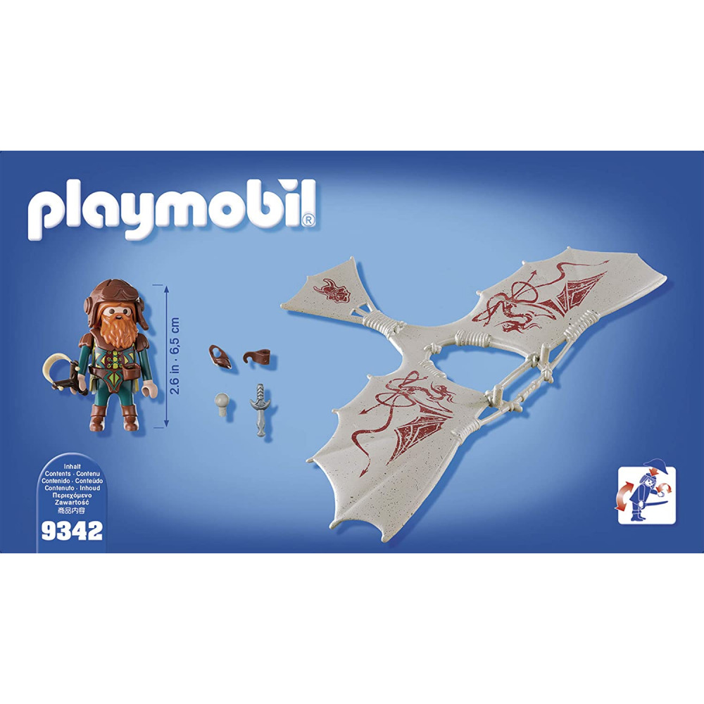PLAYMOBIL 9342 Knights Dwarf Flying Machine - obrazek 2