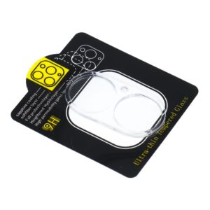 Szkło hartowane 5D Full Glue do aparatu - do iPhone 16 Transparent