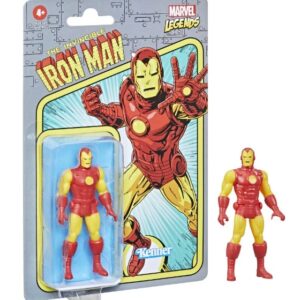 Hasbro Marvel Legends Iron Man 10cm Retro F2656