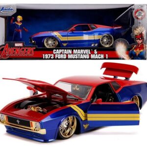 Jada Marvel Avengers Ford Mustang Mach I Captain Amerika 1:24