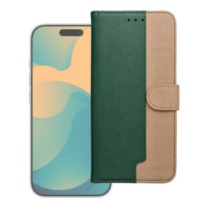 Etui z klapką na Xiaomi Redmi NOTE 15 5G Split Book zielono-złote