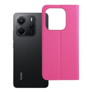 Kabura SENSITIVE Book do XIAOMI Redmi Note 14 4G (GLOBAL - 164,84mm x 78,15mm x 8,16mm) różowy