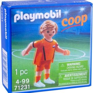 PLAYMOBIL 71231 Footballer Orange Coop
