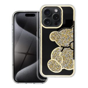 Futerał TEDDY BEAR do IPHONE 16 Pro Max złoty