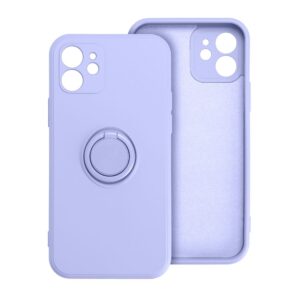 Futerał do iPhone 17 Silicone Ring fioletowy