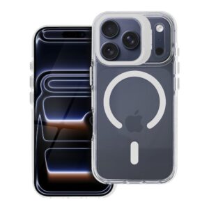 Futerał do iPhone 11 Lens Mag Cover zgodny z MagSafe biały