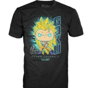 Funko POP! Tees Dragon Ball Z Goku Glow T-shirt S