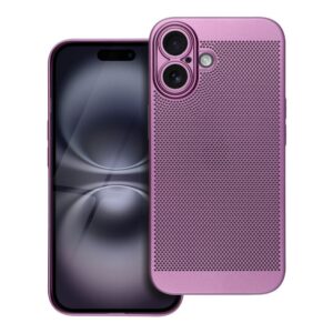 Futerał do iPhone 16 Breezy fioletowy