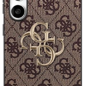 GUESS futerał do SAMSUNG S25 FE GUHCS25FE4GMGBR (PU Leather 4G Metal Logo) brązowy