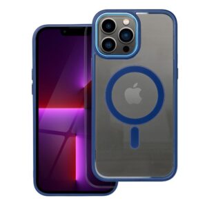 Futerał do iPhone 13 PRO MAX Color Edge Mag Cover zgodny z MagSafe niebieski
