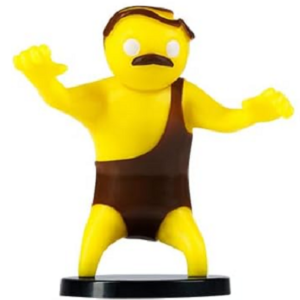P.M.I. Gang Beasts series 1 Wrestler Yellow 7cm