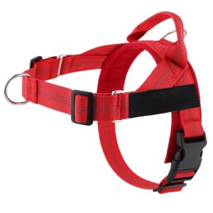 Szelki dla psa REFLECTIVE SILK rozmiar XL czerwone