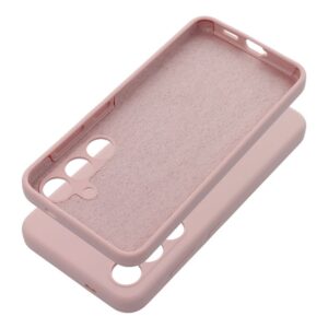 Futerał do Samsung S25 FE Silicone 2mm pudrowy róż