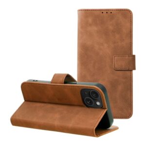 Kabura TENDER Book do IPHONE 15 brązowy