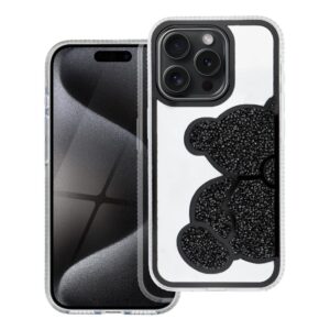 Futerał TEDDY BEAR do IPHONE 13 PRO czarny