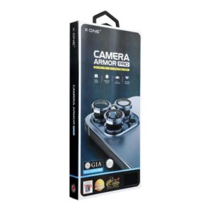 Szkło szafirowe X-ONE na obiektyw aparatu Camera Armor Pro - do iPhone 16e (SE 4 2025)