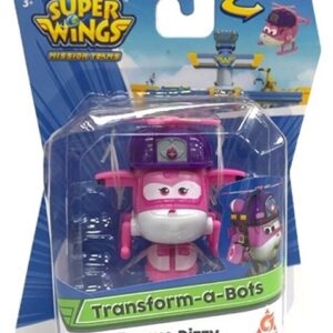 Super Wings robot transform Dizzy Rescue 5cm