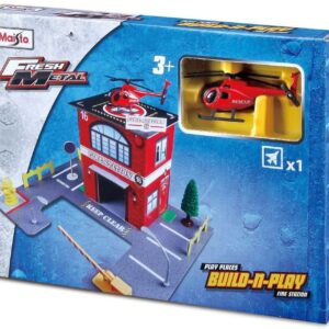Maisto Build N Play Straż Pożarna z Helikopterem