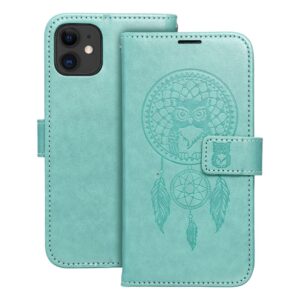 Kabura MEZZO Book do IPHONE 11 łapacz snów zielony