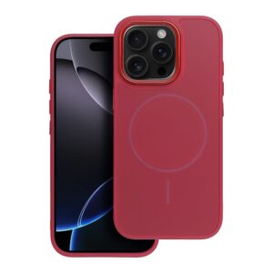 Futerał FRAME MAG COVER kompatybilny z MagSafe do IPHONE 15 PRO magenta