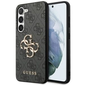 GUESS futerał do SAMSUNG S24 Plus GUHCS24M4GMGGR (Leather 4G Metal Logo) czarny