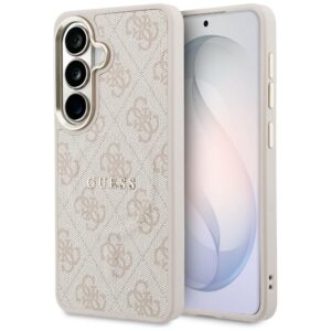 GUESS futerał do SAMSUNG S26 Plus GUHMS26MP4MSEGCP (4G Embossed Ring MagSafe) różowy