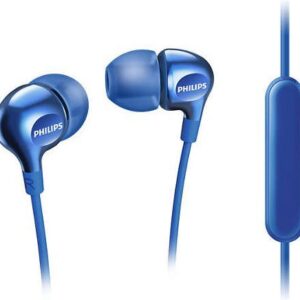Słuchawki przewodowe Jack 3,5 z mikrofonem PHILIPS headphones SHE3705BL niebieskie