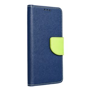 Kabura do XIAOMI Redmi Note 12 5G Fancy Book granatowo limonkowy