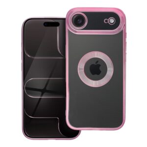 Futerał do iPhone 17 AIR Glam pudrowy róż