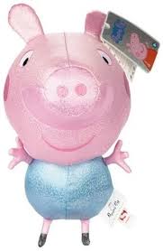 Hasbro Peppa Pig Glitter George 25cm plusz