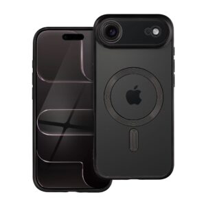 Futerał do iPhone 17 AIR Electro Mag Cover zgodny z MagSafe czarny
