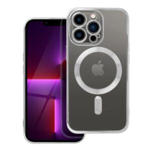 Futerał do iPhone 13 PRO Electro Mag Cover zgodny z MagSafe srebrny