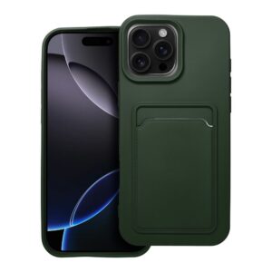 Futerał do iPhone 16 PRO MAX Card Case zielony