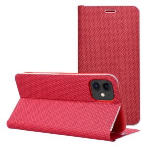 Kabura LUNA Book Carbon do IPHONE 17 Air czerwony